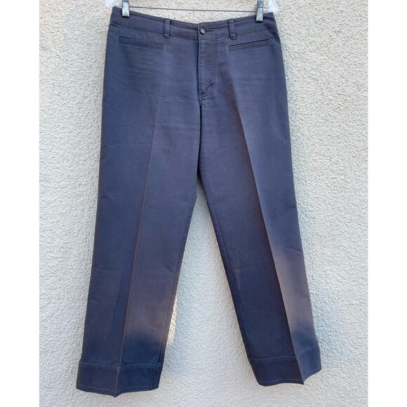 Horny Toad Grey Crossweave Wide Leg Pants 6 - Picture 1 of 10
